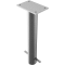 Ground socket for | foldable barrier posts